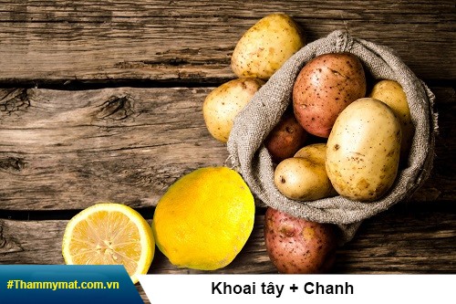 Cách chữa thâm mắt bằng khoai tây